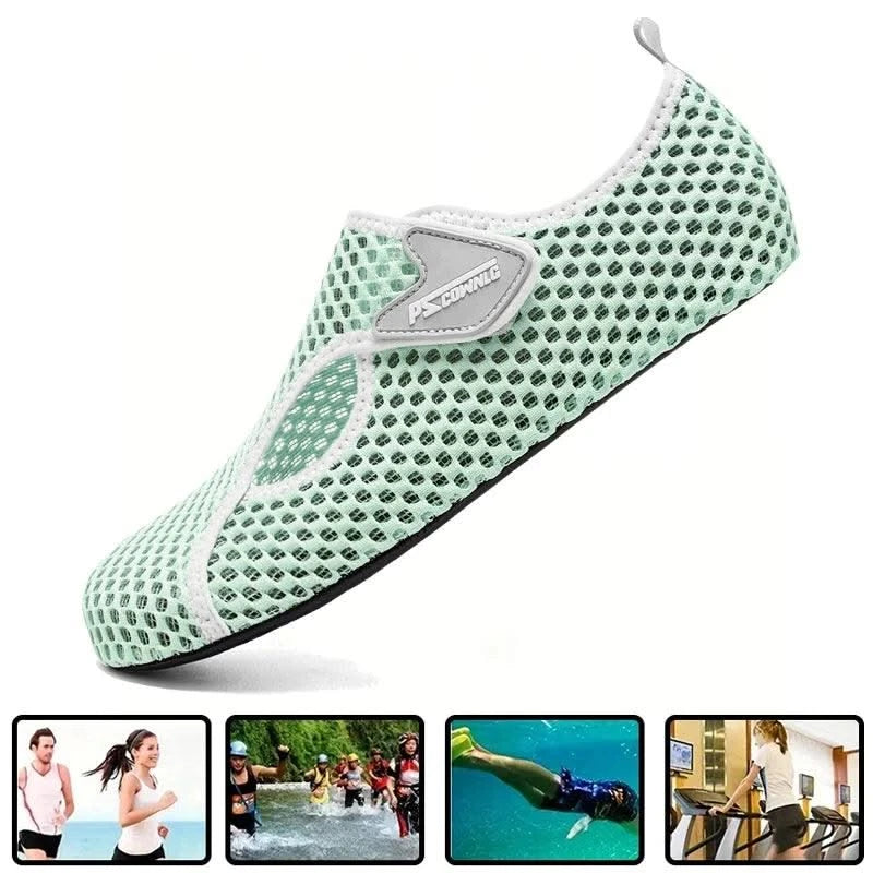 Wide toe neutral outdoor water shoes, comfortable quick drying beach socks, barefoot shoes, men's and women's swimming shoes, yo