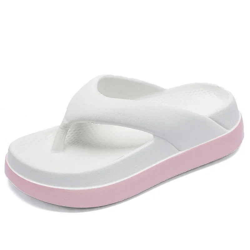 Platform Flip Flops for Women, Outdoor Beach Sandals 2025 Popular Design Non-slip Slippers Comfortable, Soft And Thick Sole
