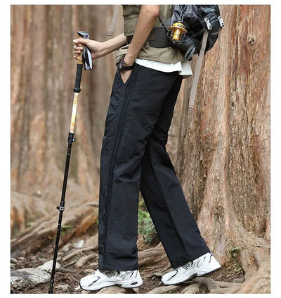 Men's Trousers 2025 Summe Fashion Thin Style Business Casual Pants Outdoor Stretch Breathable Straight Leg Loos Baggy Versatile