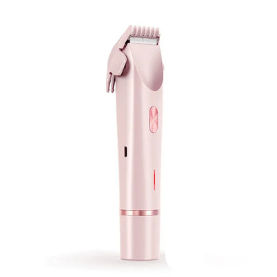 1pc epilator Bikini Trimmer For Women Double Head Electric Shaver Rechargeable 2-In-1 Body Facial Hair Removal For Underarm Legs