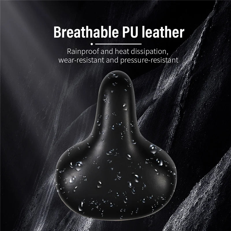 CNC Bicycle Accessories Part Bike Saddle Shock Absorbing Comfortable Big Butt Seat Men Women MTB Road Cycling Saddle