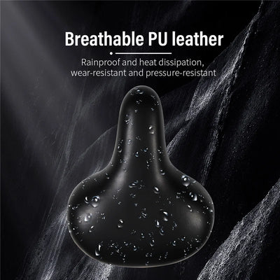 CNC Bicycle Accessories Part Bike Saddle Shock Absorbing Comfortable Big Butt Seat Men Women MTB Road Cycling Saddle
