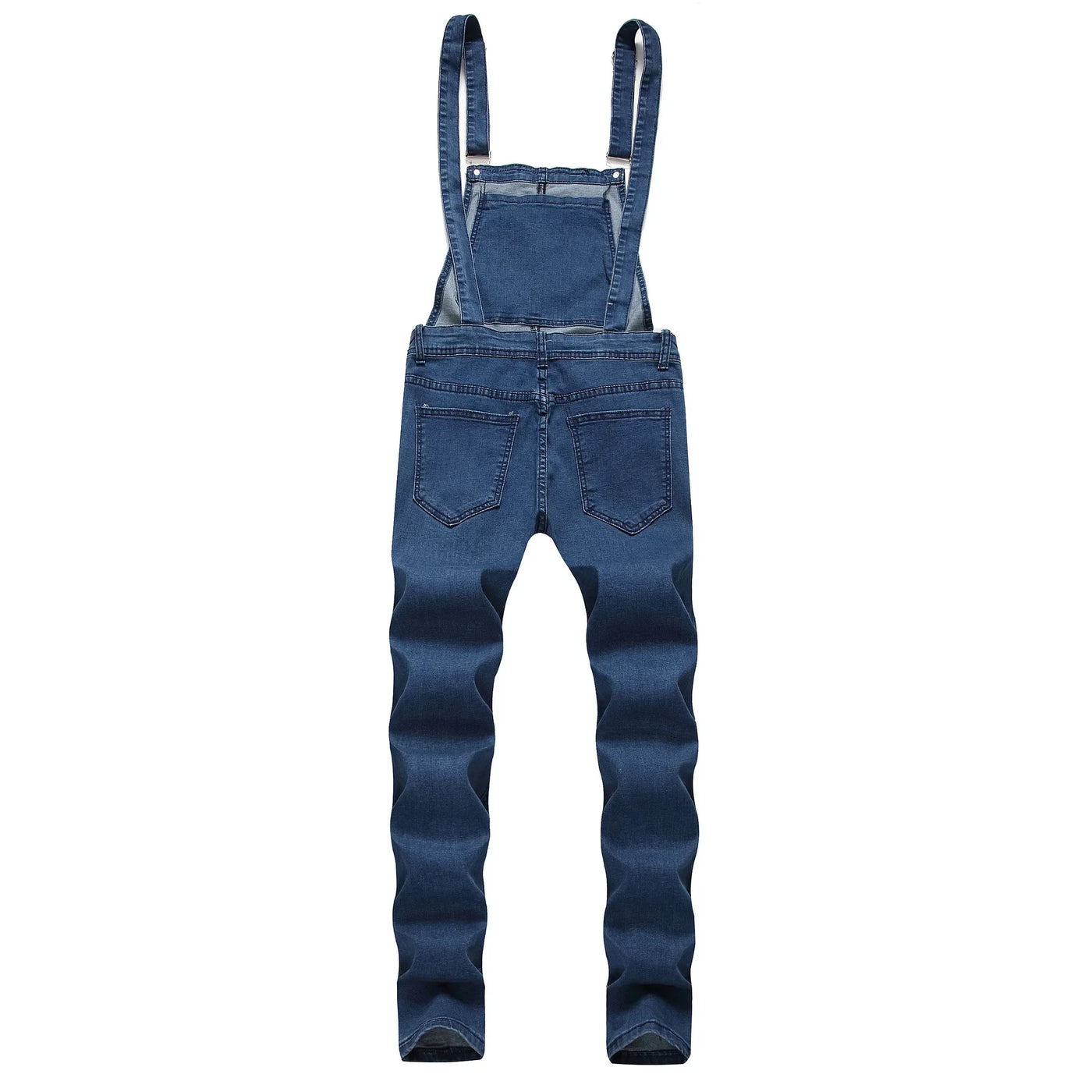 Men's Spring and Autumn Jeans, New Style Retro Casual All-match Ripped Dungarees, Fashionable High Street Trendy Brand Dungarees