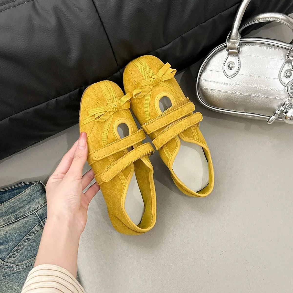 Designer Sneakers Flats Women Ballet Dance Walking shoes Sport Shoes Woman
