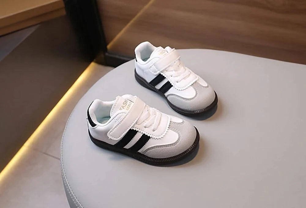 Spring Sport Shoes For Children PU Leather Ergonomics Kids Sneakers Soft-soled Children's Sneakers Boy's Girl's Tennis Shoes