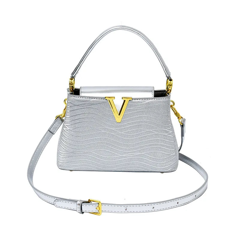 2025 New High-Sense Women's Designer Handbag - Feminine, Versatile, Large Capacity for Work & Crossbody