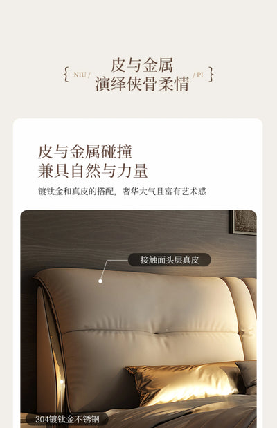 Luxury Double Bed Modern Sofa Design Simple Princess Sleeping Massage Bed Leather Headboards Muebles Lounge Suite Furniture