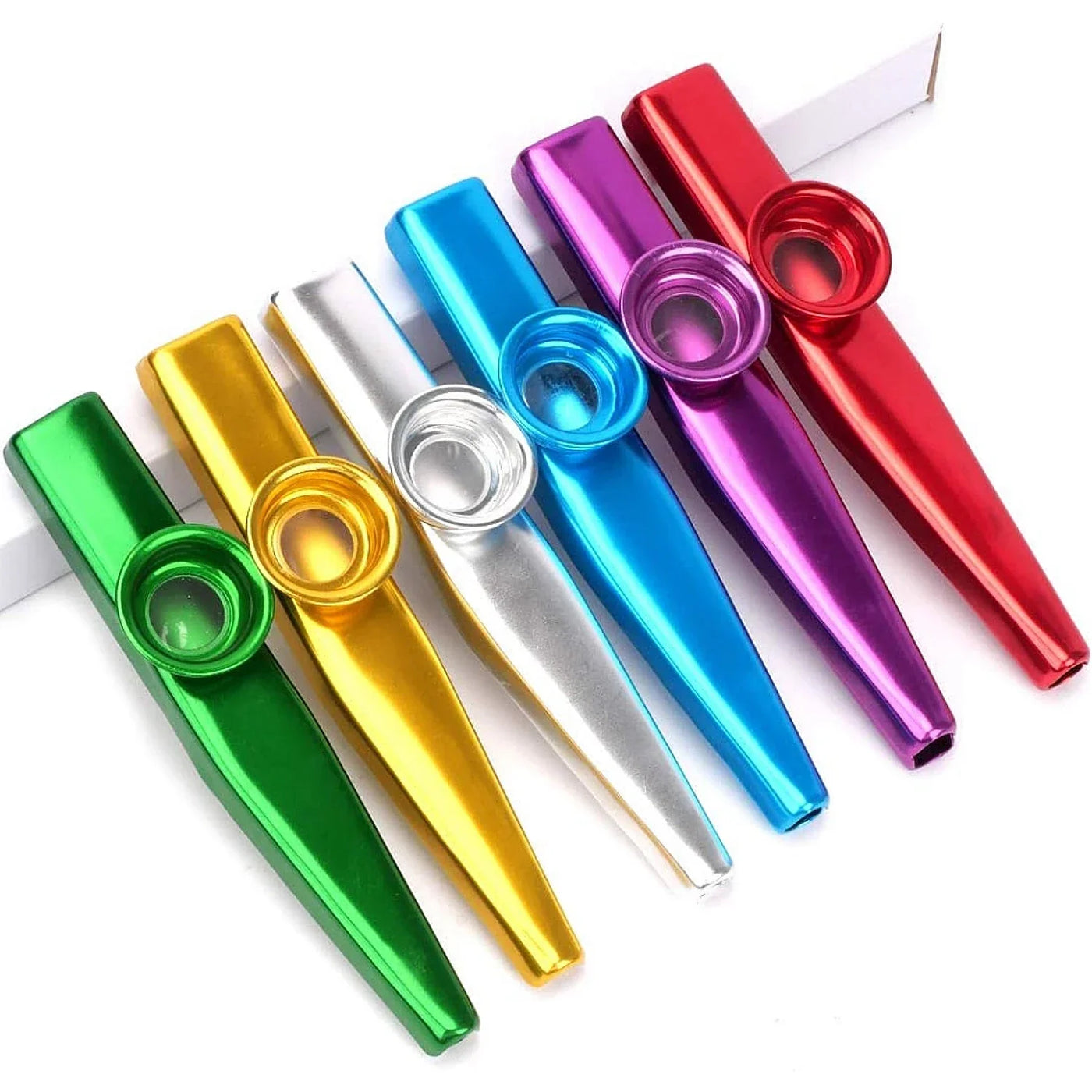Metal Kazoo Musical Instruments Flutes Diaphragm Mouth Kazoos Musical Instruments Good Companion for Guitar