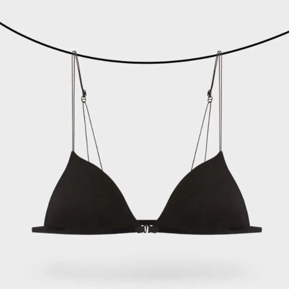 Breathable Triangle Bras for Women Beauty Back Push-up Wireless Bra Thin Strape Lingerie French Style Bra Girls
