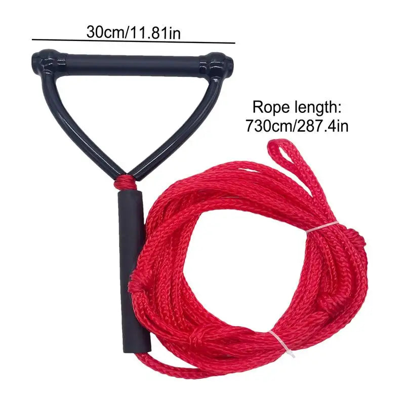 Wake Surf Rope Ski Ropes For Water Skiing High-Strength Accessories 24ft For Wakeboard Boat Towing Beginner Skiers