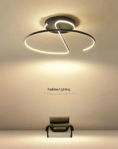 Living Room Lamp LED Chandeliers Indoor Lighting Light Fixture Kitchen Lustre Lamps White Chrome Lamp Fixture Home