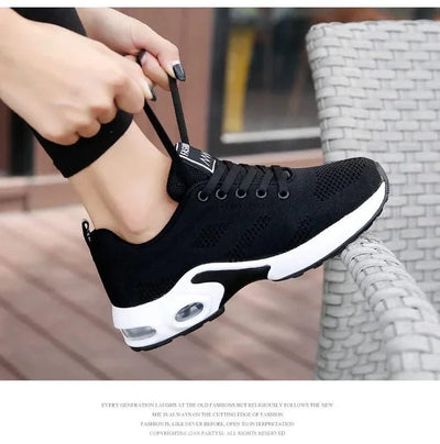 Sports Shoes for Women Spring White Breathable Casual Sneakers Summer Breathable Air Cushion Running Zapatillas Mujer Girl Shoes