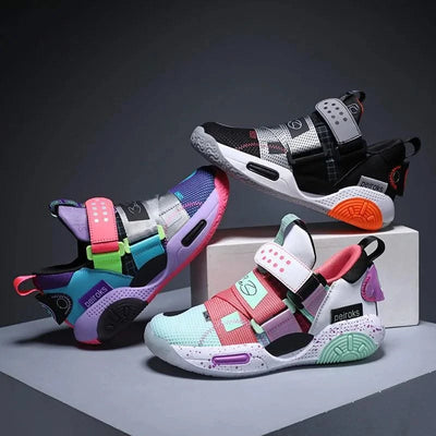 2024 New Children's Basketball Shoes For Boys Girls Non-slip Kids Sport Shoes Lightweight Outdoor Sneakers Trainers Footwear - Elanique