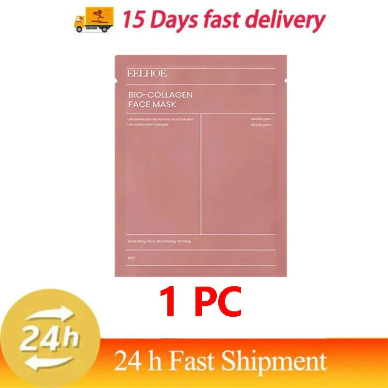 Bio Collagen Face Mask Anti Wrinkle Fade Face Fine Line Lift Firm Skin Anti-Aging Brighten Whitening Skin Care Korean Cosmetics