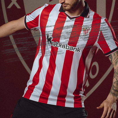 2025-26 Athletic Club Mens Boys Football Shirt Summer Youth Kids Sportwear Quick Drying Training Soccer Uniform Breathable Jerse