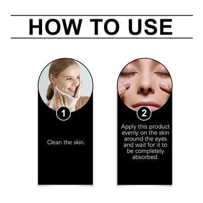 Castor Essential Oil Eye Roller Ball Reduce Fine Lines Removes Dark Circles Moisturizing Tightening Eyes Skin Firming Eye Care