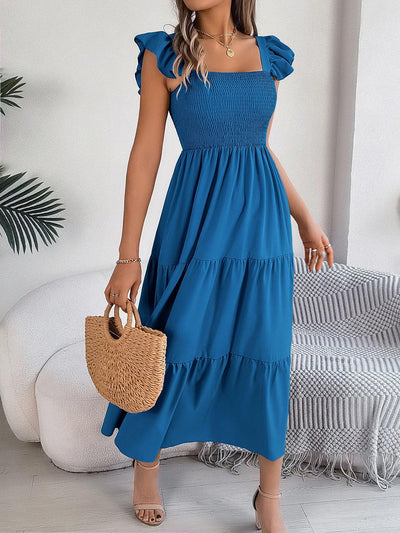 Women's Maxi Dress Fashionable Elegant Summer Rose Red Lace Up Long Dresses Sexy Party Evening Dress Ro Abendkleider Vestidos