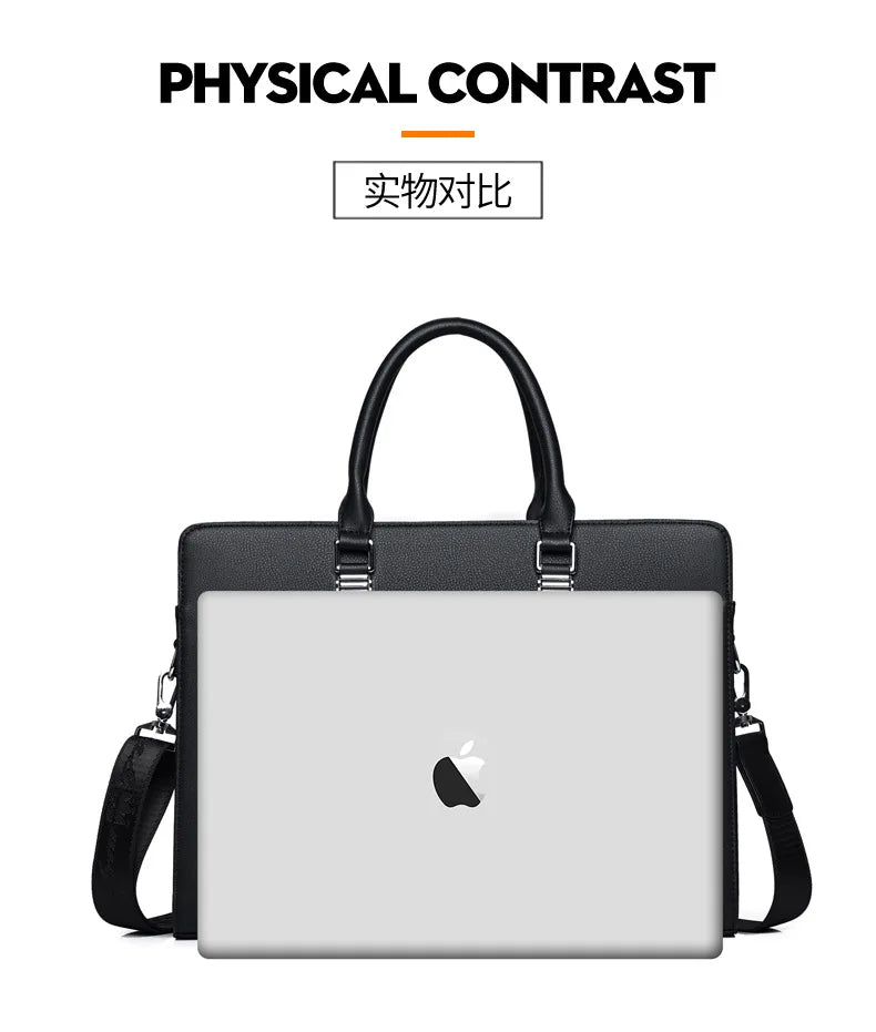 Men Business Briefcase for Husband Shoulder Bag MaLE Laptop Briefcases Bags Large Capacity Men's Handbag Bolso Grande Mujer