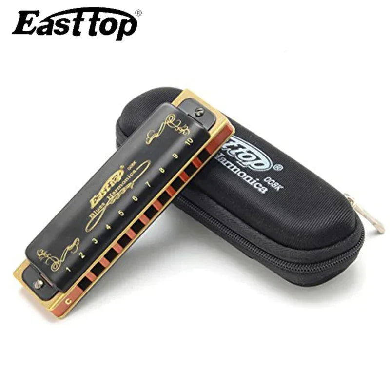[12 Keys] Suzuki Diatonic Harmonica 1072 New Silver FolkMaster Gaita Standard 10 Hole Diatonic Harmonica Beginner Blues Harp