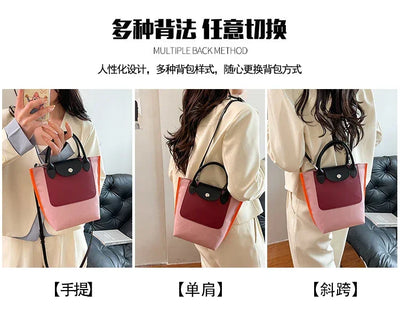 Luxury Leather Shoulder Purse Women's Crossbody Bag Elegant Designer Handbags Classic Tote