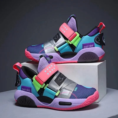 2025 New Children's Basketball Shoes For Boys Girls Non-slip Kids Sport Shoes Lightweight Outdoor Sneakers Trainers Footwear - Elanique
