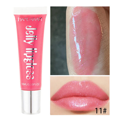 Candy Shades Moisturizing Lip Gloss Lip Oil Makeup Shinny Nutritious Liquid Lip Glosses Cherry Jelly Oil Clear Lipgloss