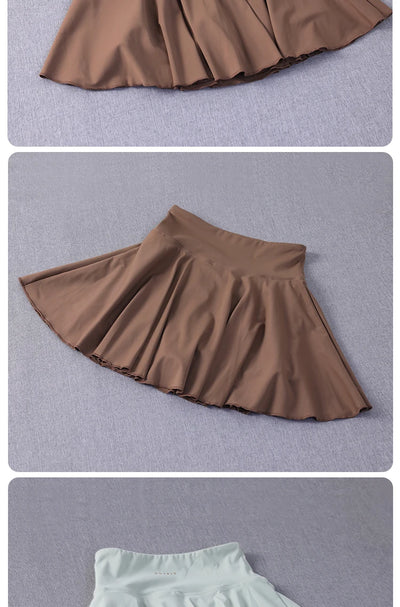 Yoga Wear Athletic Skorts Running Workout Sports Skirts High Waisted Pleated Tennis Skirt for Women