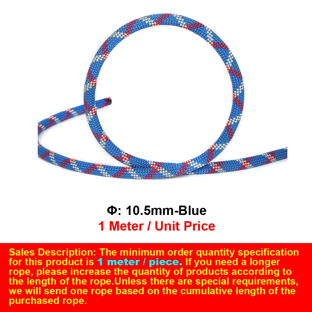 Φ:9mm-14mm,Static Ropes For Outdoor Climbing, High-Altitude Operation, Rapid Descent, Safety Rope, Various Specifications,P738