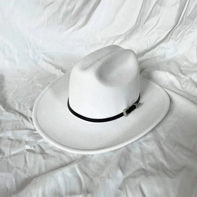 Men's Western Women's Cowboy Hat Army Green Men's Women's Cowboy Jazz Hat Wide Brim Felt Fedora Sombrero Hombre