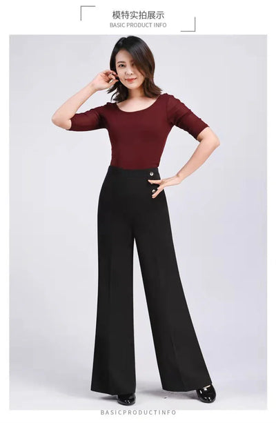 Women Wide Leg Pants 2023 Spring Summer Solid High Waist Long Casual Pants Korean Loose Dance Female Trousers Women's Clothing