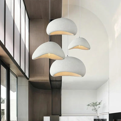 Nordic Simple Living Room Bedroom Pendant Lights Home Decor Kitchen Island Chandeliers Dining Room White Round Lighting Fixtures