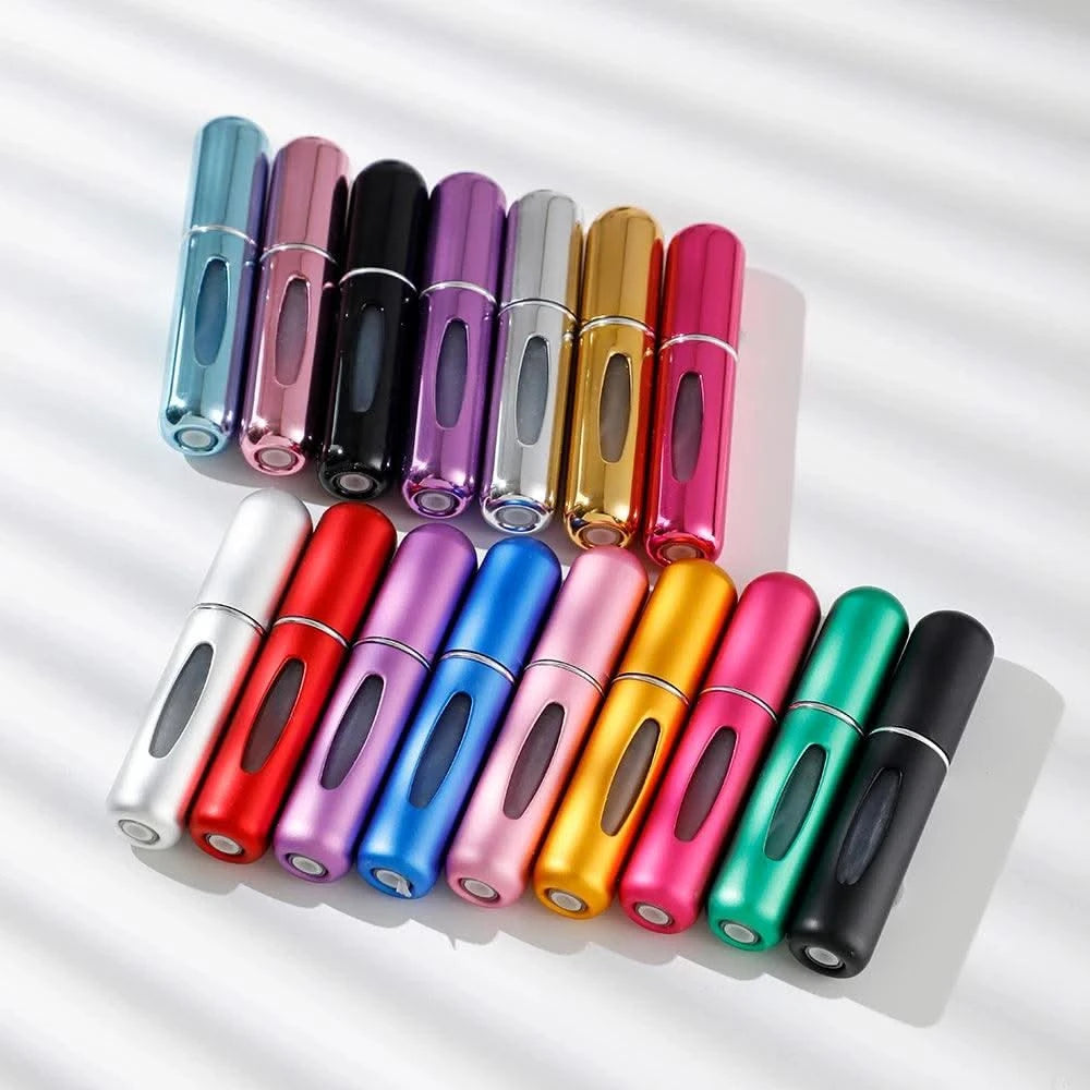Luxury travel mini perfume bottle, charging base, direct charging, perfume sample, aluminum alloy material