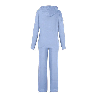 2023 Autumn Casual Wear Women Lounge Tracksuit 2 Piece Set Loose Lounge Sets Ladies Hooded Sweat Suit Outfits Female