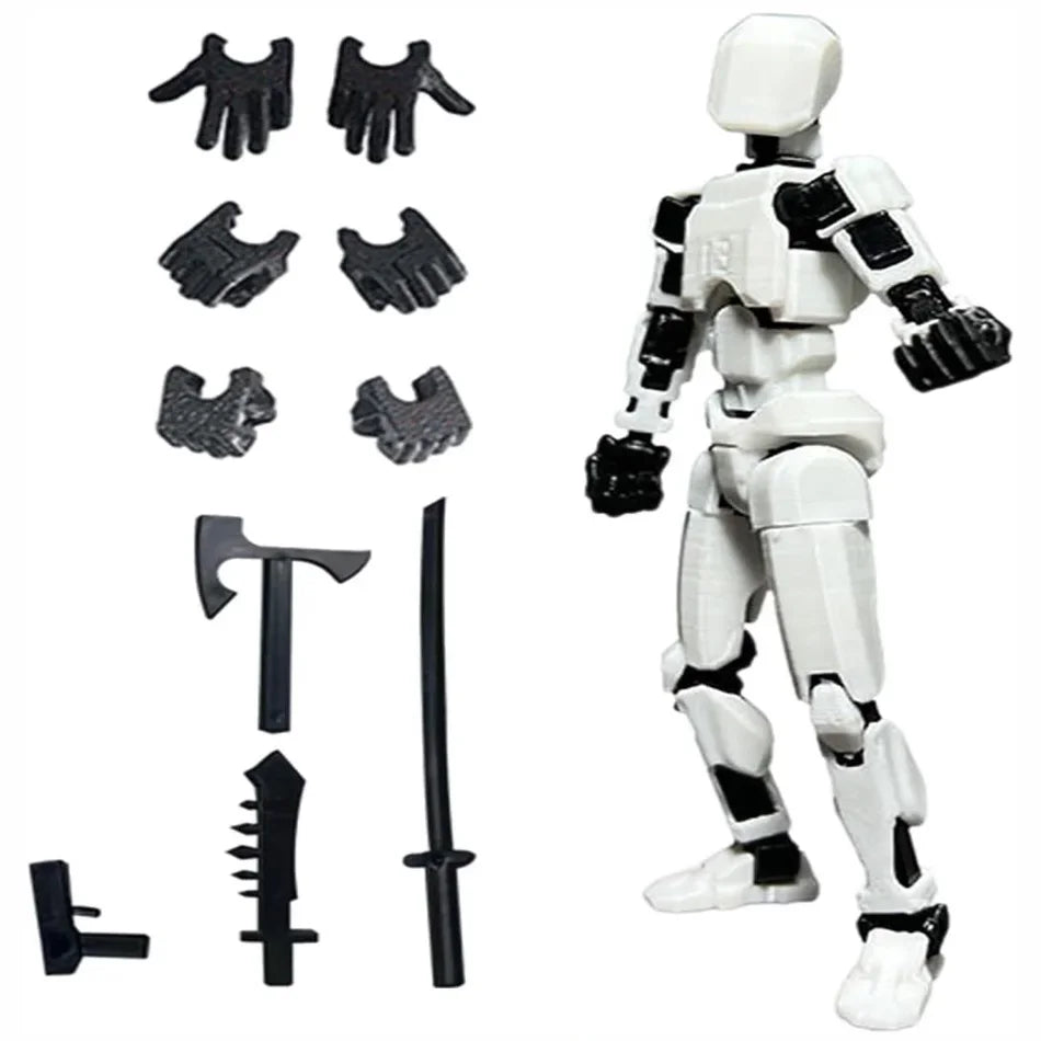 Multi-Jointed Movable Shapeshift Robot 3.0 3D Printed Mannequin Dummy 13 Action Figures Toys Kids Adults Parent-children Games