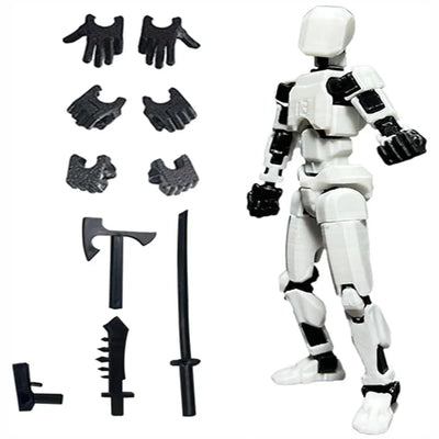 Multi-Jointed Movable Shapeshift Robot 3.0 3D Printed Mannequin Dummy 13 Action Figures Toys Kids Adults Parent-children Games