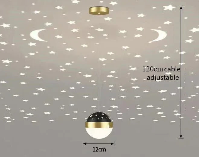 Home decor corridor ceiling light star chandelier modern living room bedroom bedside chandelier bar atmosphere decor chandelier