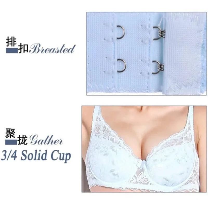 Sexy Lace Bras for Pregnant Women 5/8 Cup Crop Top