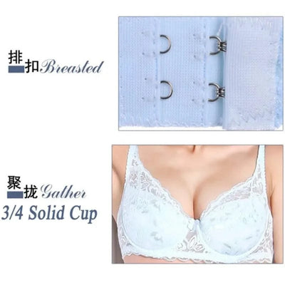Sexy Lace Bras for Pregnant Women 5/8 Cup Crop Top