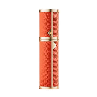 Luxury Bottom-filled Perfume Bottle Aluminum Self-pumping 5ml Real Leather Spray Bottle Cologne Moisturizer Fragrance