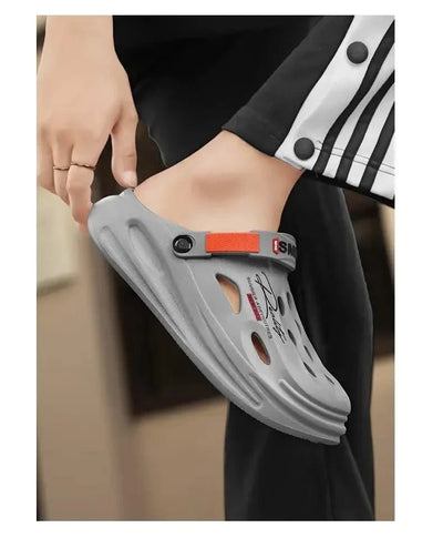 2025 New Men's Clogs Slippers Sandal Men Garden Shoes Flat Sandals Male Sneakers Outdoor Home Clogs Slides Men Summer Shoes - Elanique
