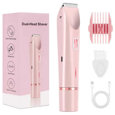 Portable Rechargeable Eepilators For Women - Electric Shaver Doubles As Hair Trimmer For Leg Face Arm