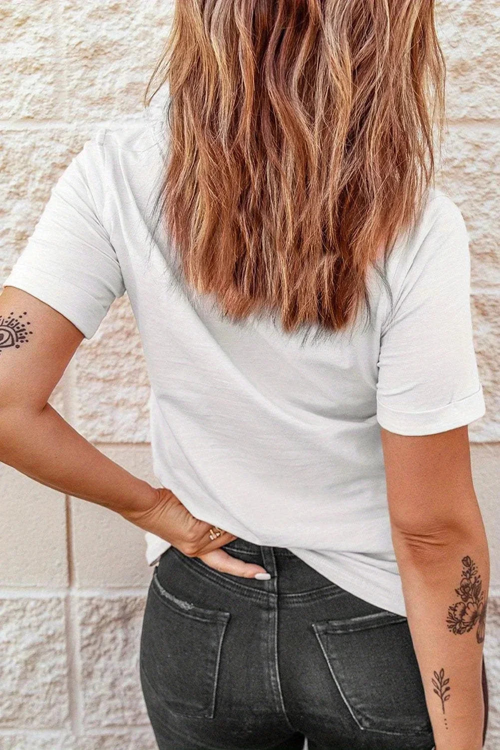 Crew Neck Comfortable Top Women's Clothing Travel Elements Print Casual Sports T-shirt Short Sleeve Aesthetic Clothes streetwear