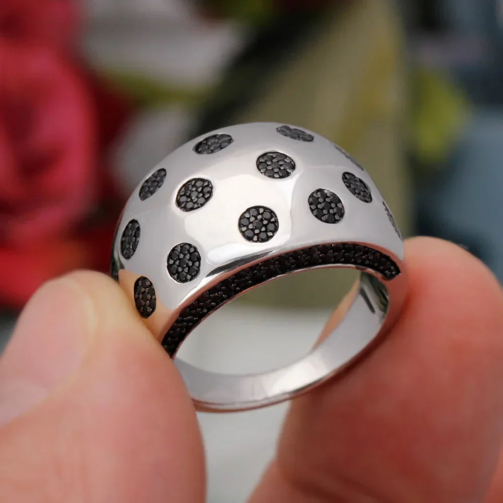 Bride Talk 2023 New Design  Luxury Rings For Women Cubic Zirconia Bride Wedding Anniversary Party High Quality Jewelry