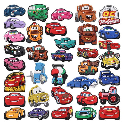 10-40pcs Disney Mickey Minnie Cartoon PVC Shoe Charms Fit Wristbands DIY Sandal Hole Kids Shoes Buckle Ornaments Party Gift