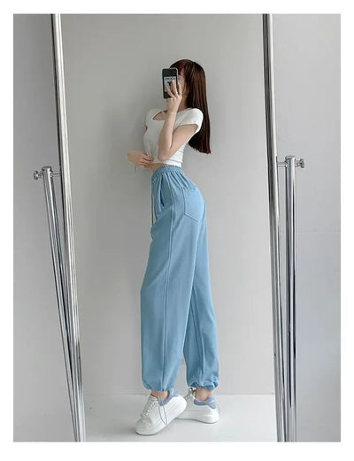 New Jogging Sweatpants Women Joggers Sports Pants Women  Fashion Korean Tracksuit Pants Pantalon Female