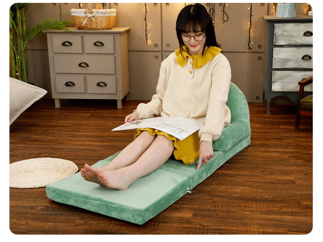 Sofas Children Sofa Cute Cartoon Lazy Folding Small Sofa Bed Girl Princess Baby Toddler Dual-purpose Child Seat  Sofas Princess