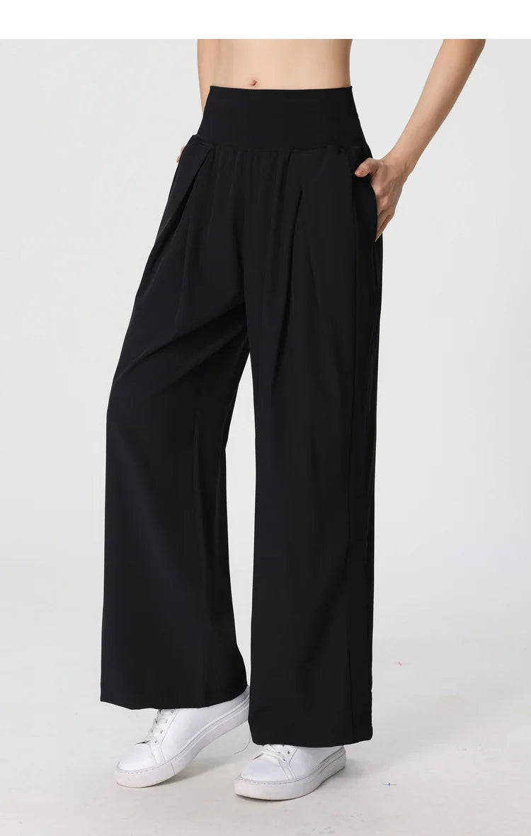Women Wide Leg Pants Loose Fitness Yoga Pants 2024