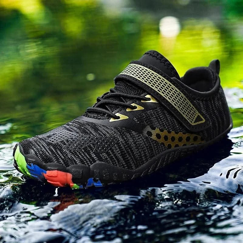 Children Quick-Drying Barefoot Shoes| Wide-Toed Lightweight Upstream Wading Shoes 24-38 | Boys Girls | Beach Diving, Boating |