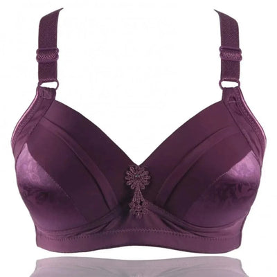 Women's Bra Top Sexy Wireless Floral Print Underwear