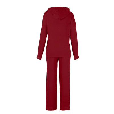 2023 Autumn Casual Wear Women Lounge Tracksuit 2 Piece Set Loose Lounge Sets Ladies Hooded Sweat Suit Outfits Female